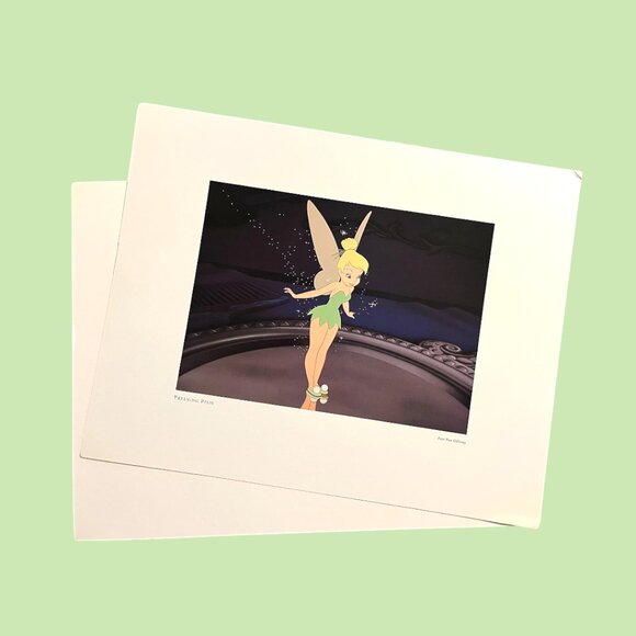 Authentic Disney Parks Preening Pixie/Tinker Bell Art Print 11x14 - Picture 1 of 2